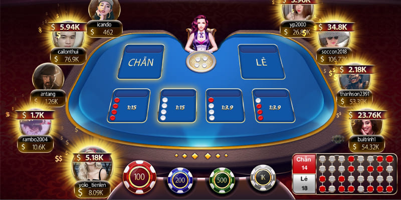 Đặt cược đều tay nếu là người mới chơi game xóc đĩa online