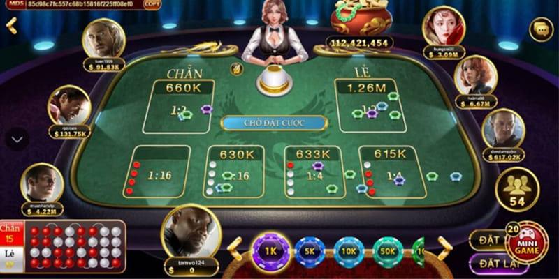 Game có nhiều cửa đặt cược để người chơi lựa chọn